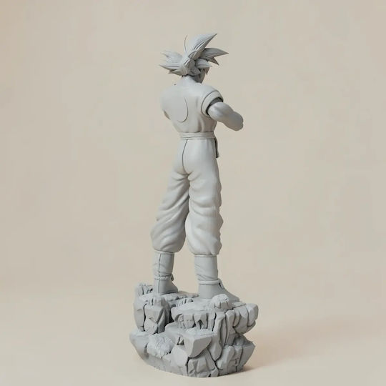Небоядисана 3D Фигура Goku Classic V2 3D Модел за Печат Dragonball 3D Модел Боядисване DIY Подарък Цветове 20 см 1:8