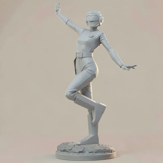 iLovePrints Sammelbare Figuren Άβαφη 3d Figur Choushinsei Flashman 3d Printing Modell Pink Blitzlicht Βάψιμο Diy Δώρο Χρώματα 30 Cm 1:6