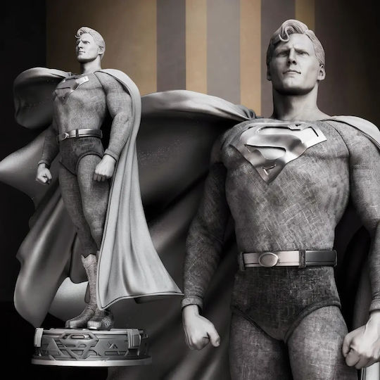 Unpainted 3D Figure Superman Christopher Reeve Painting Diy Gift Colors 20 Cm 1:8