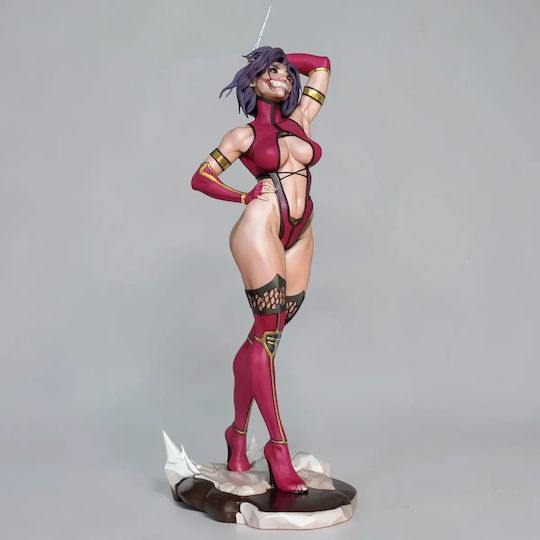 Άβαφη 3D Фигура Mileena V2 От Mortal Kombat Боядисване DIY Подарък Цветове 20 см 1:8