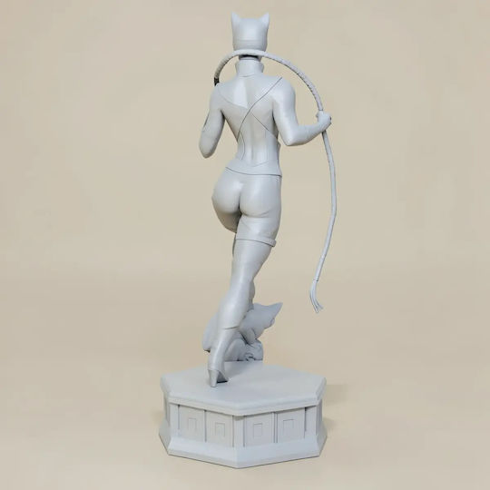 Unpainted 3D Figur Catwoman Auf Base Bemalt Diy Geschenk Farben 20 Cm 1:8