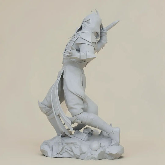 Небоядисана 3D Фигура Noob Saibot Mortal Kombat Боядисване DIY Подарък Цветове 30 см 1:6