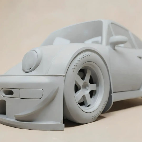 Unbemalte 3d Figur Model Kit Car Porsche 964 Rwb Bemalung Diy Geschenk Farben 30 Cm 1:6