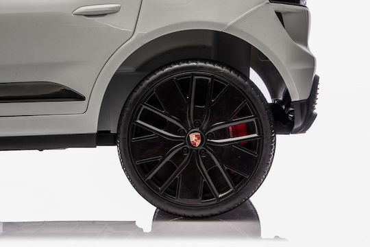 Porsche Macan Turbo 4x4 Doppelsitzer mit Fernbedienung Lizensiert 12 Volt Graue Für 1+ Jahre