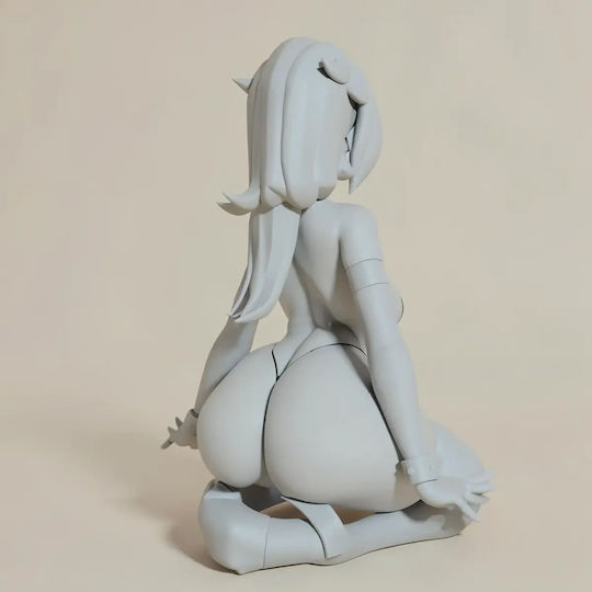 Unpainted 3D Figure Goth Rosalina Super Mario Pin Up Painting DIY Gift Colors 20 Cm 1:8