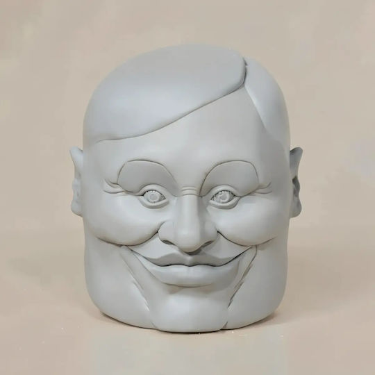 Unpainted 3D Figure Cosplay Alien Dandadan Serpio Mask Painting DIY Gift Colors 15.2 Cm 1:12