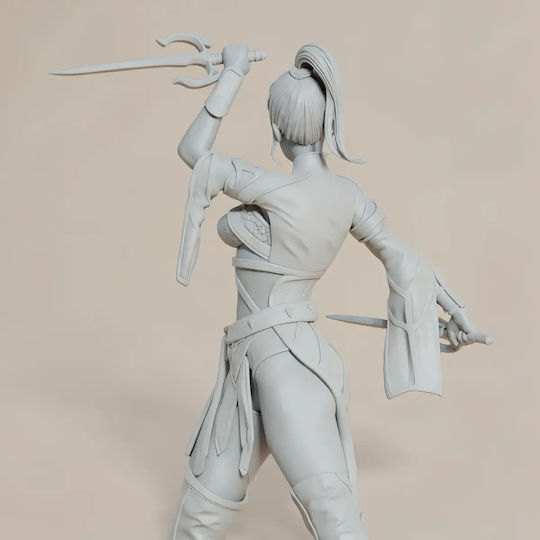 Άβαφη 3D Фигура Mileena Mortal Kombat 180мм Боядисване DIY Подарък Цветове 15,2 см 1:12