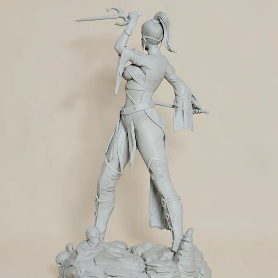 Άβαφη 3D Фигура Mileena Mortal Kombat 180мм Боядисване DIY Подарък Цветове 15,2 см 1:12