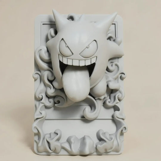 Небоядисана 3D Фигура Pokemon 3D Карта Колекция Gengar Боядисване Направи Си Сам Подарък Цветове 20 См 1:8