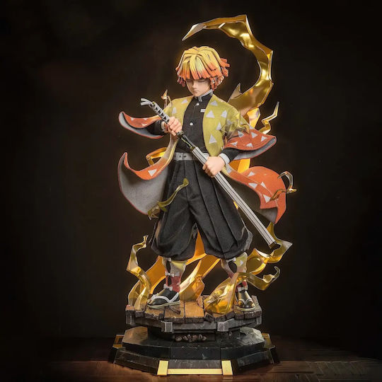iLovePrints Sammelbare Figuren Abgebaute 3d Figur Zenitsu Stand Nah Auge 3d Bemalt Diy Geschenk Farben 15,2 Cm 1:12
