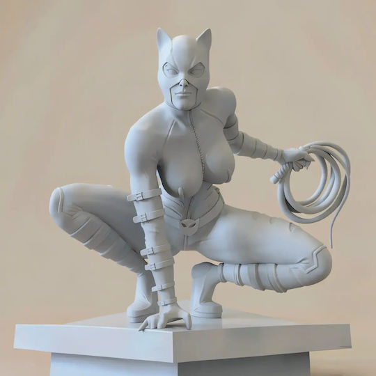 Unbemalte 3d Figur Catwoman Batman Bemalung Diy Geschenk Farben 30 Cm 1:6
