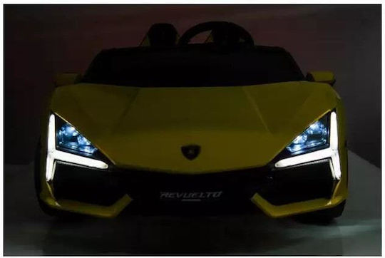 Lamborghini Revuelto 4x4 Doppelsitzer mit Fernbedienung Lizensiert 24 Volt Gelb für 2+ Jahre
