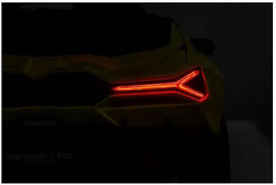 Lamborghini Revuelto 4x4 Doppelsitzer mit Fernbedienung Lizensiert 24 Volt Gelb für 2+ Jahre