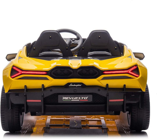 Lamborghini Revuelto 4x4 Doppelsitzer mit Fernbedienung Lizensiert 24 Volt Gelb für 2+ Jahre