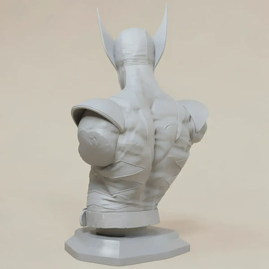 Unpainted 3D Figure Wolverine Bust Deadpool Wolverine Movie Painting DIY Gift Colors 20 Cm 1:8