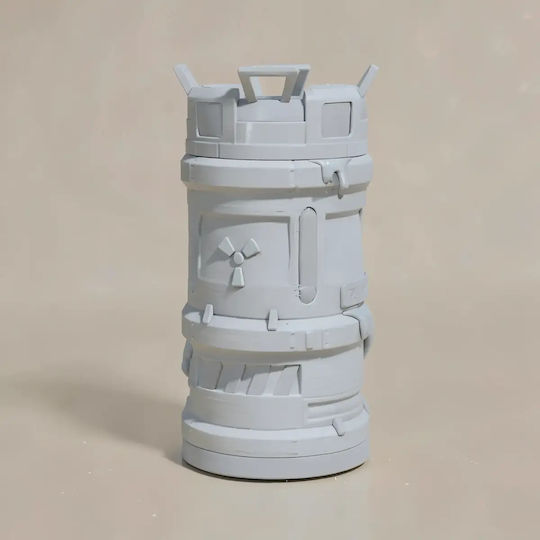 Άβαφη 3d Sammelbare Figuren Basic Toxic Waste Can Holder Basis Diy Δώρο Χρώματα 15,2 Cm 1:12