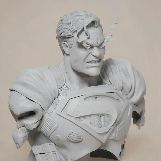 Άβαφη 3d Фигура Superman Dark Night Бюст Портрет Дигитално Боядисване DIY Подарък Цветове 15,2 см 1:12