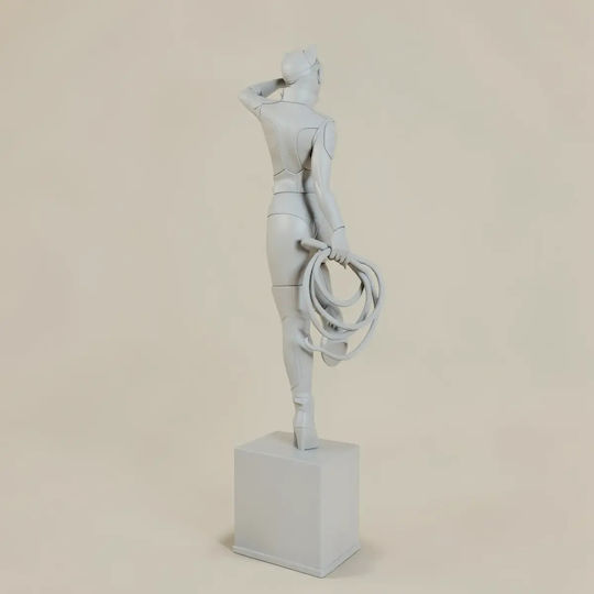 Sammlbare Figuren Catwoman Halskette Skulpturen 3d Druck Bemalen Diy Geschenk Farben 15,2 Cm 1:12