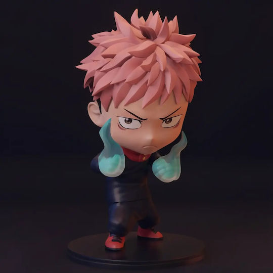 Небоядисана 3D Фигура Yuji Itadori Chibi Jujutsu Kaisen 3D Модел Боядисване DIY Подарък Цветове 20 См 1:8