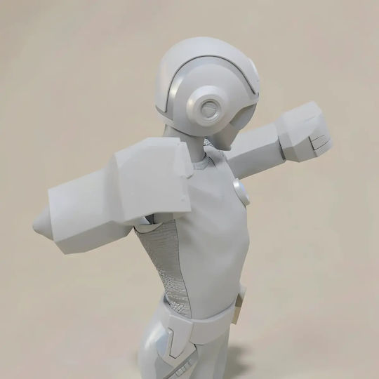 iLovePrints Sammelbare Figuren Άβαφη 3d Figur Choushinsei Flashman 3d Druckmodell Grün Blitzlicht Βάψιμο Diy Geschenk Farben 30 Cm 1:6