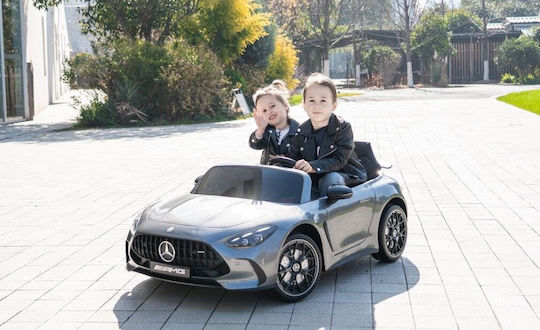 Mercedes AMG GT3 Διθέσιο με Τηλεκοντρόλ Licensed 24 Volt Γκρι για 2+ Ετών