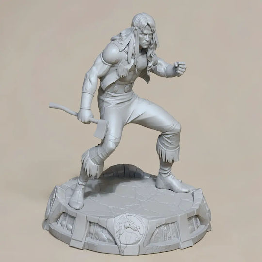 Небоядисана 3D Фигура Nightwolf Mortal Kombat 3D Модел Боядисване DIY Подарък Цветове 15,2 См 1:12