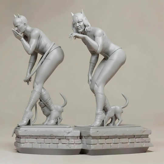 Unbemalte 3d Figur Catwoman V9 Aus Dc Bemalbar Diy Geschenk Farben 15,2 Cm 1:12