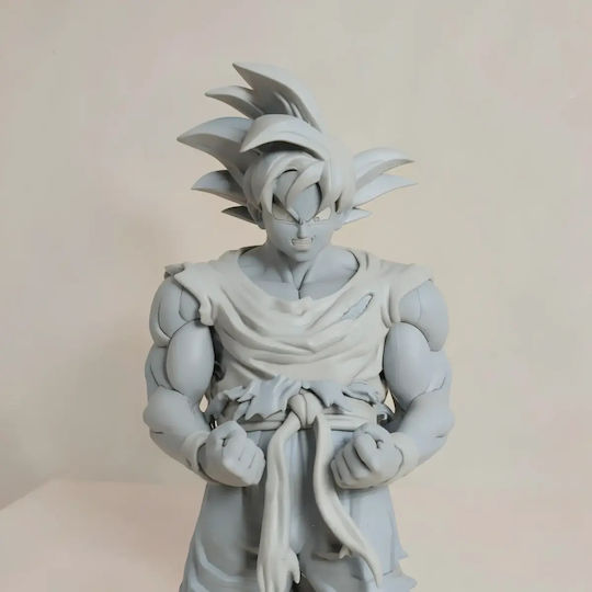 Небоядисана 3D Фигура Гоку Трансформация 3D Боядисване DIY Подарък Цветове 30 см 1:6