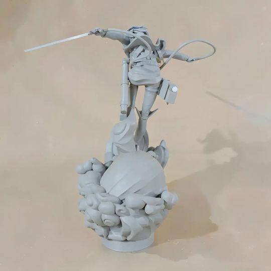 Unbemalte 3d Figur Armin Angriff auf Titan Action 3d Druckmodelle Bemalen Diy Geschenk Farben 30 Cm 1:6