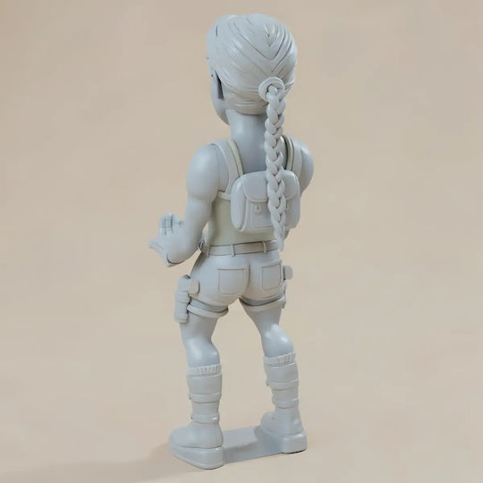 Abgezeichnete 3d Sammelbare Figur Lara Croft Joystickhalter 3d Bemalung Diy Geschenk Farben 20 Cm 1:8