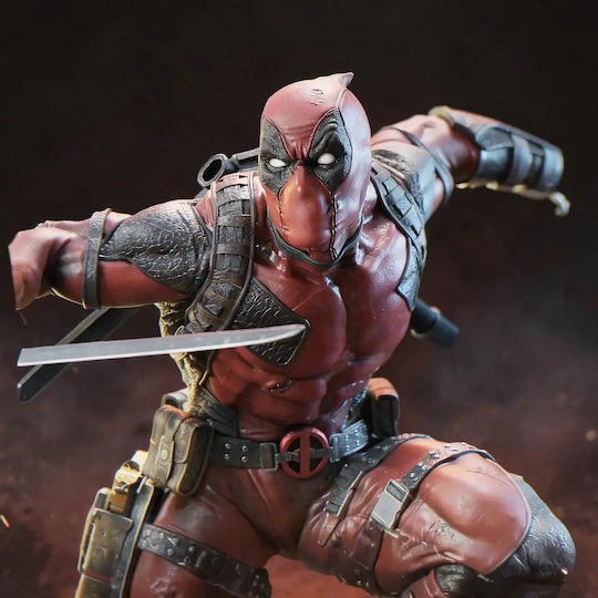 Unpainted 3D Figure Deadpool Posing Battle Digital Painting DIY Gift Colors 15.2 Cm 1:12