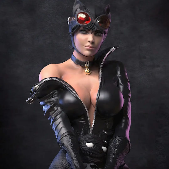 Unpainted 3D Figur Catwoman Pin Up Models Bemalung Diy Geschenk Farben 15,2 Cm 1:12