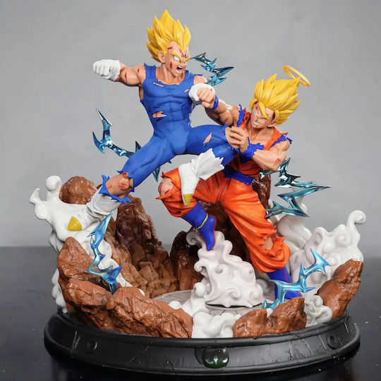Άβαφη 3D Фигура Vegeta Battle Goku Heaven 3D Печат Модели Боядисване DIY Подарък Цветове 20 см 1:8