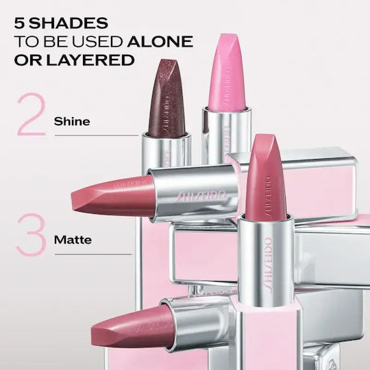 Shiseido Technosatin Velvet Lipstick Pink Shade 01 Perfect Pink Capacity G 3.3