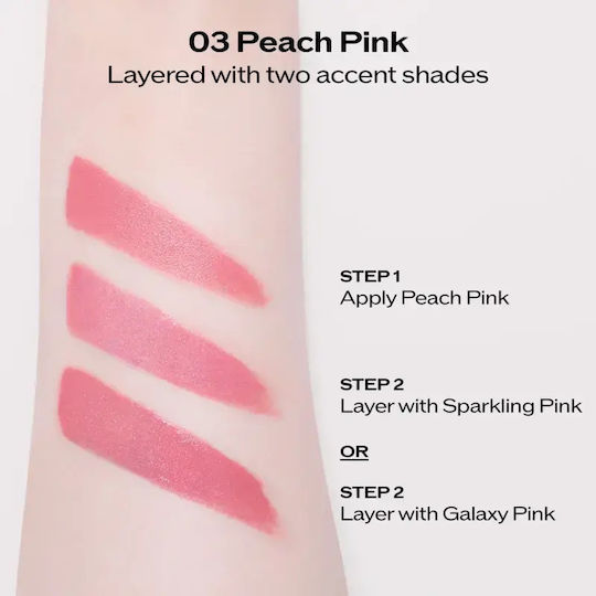 Shiseido Technosatin Velvet Lipstick Pink Shade 01 Perfect Pink Capacity G 3.3