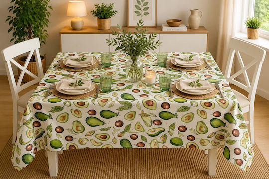 Față De Masă Rezistent La Pete Set Avocado 140x180 Cm