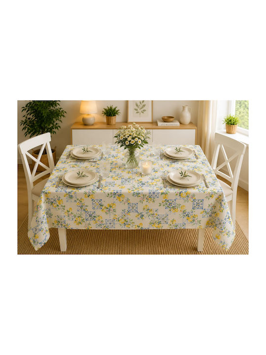Τραπεζομάντηλο Αλέκιαστο Σετ Small Lemon 140x180εκ.