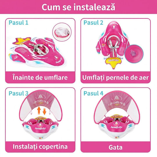 bebeLOGIC Schwimmtrainer Rosa