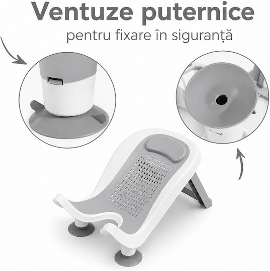 Kidizi Cadă Pliabilă pentru Bebeluși Gri