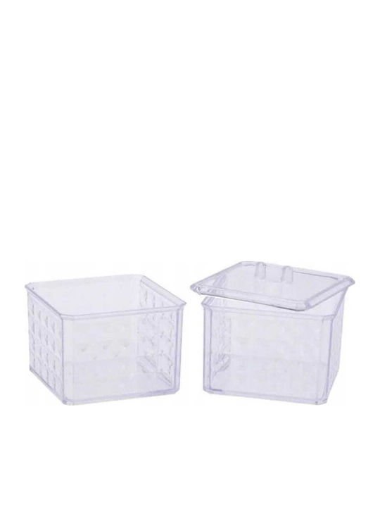Koopman Cutie De Organizare Cosmetice Transparentă 2 Bucăți
