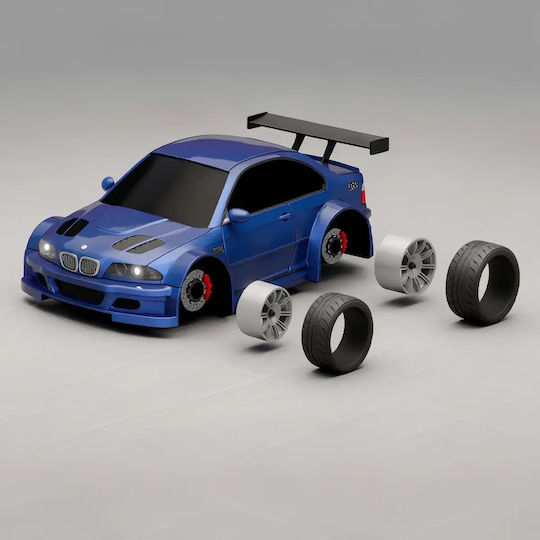 iLovePrints Sammelbare Figuren Άβαφη 3d Figur Modell Kit Car Bmw M3 Gtr E46 Bemalung Diy Geschenk Farben 15,2 Cm 1:12