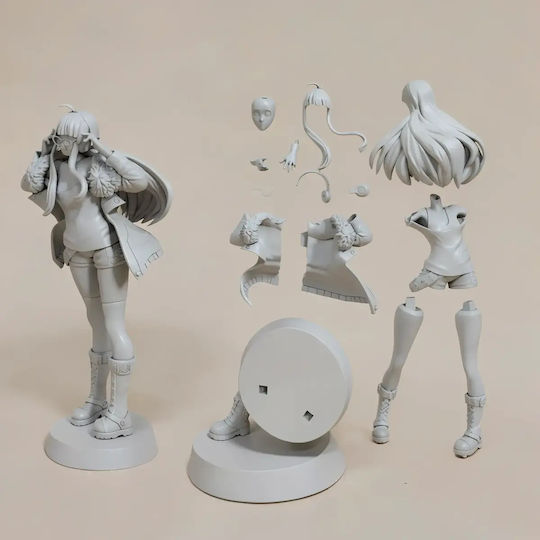 Небоядисана 3D Фигура Futaba Sakura Persona 5 3D Боядисване DIY Подарък Цветове 20 см 1:8