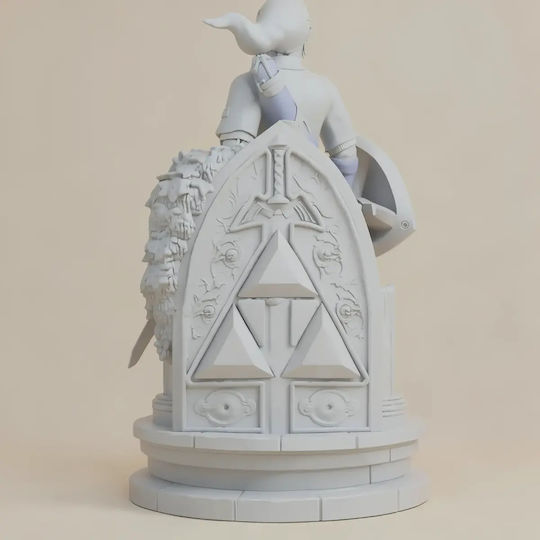 Άβαφη 3d Sammelbare Figur Link Stand Auf Basis 129mm Bemalen Diy Geschenk Farben 20 Cm 1:8