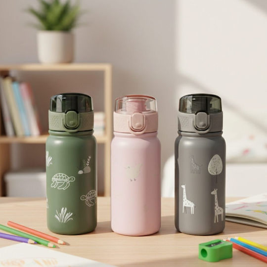 abo Make A Wish Little Bird Kids Water Bottle Stainless Steel 350ml