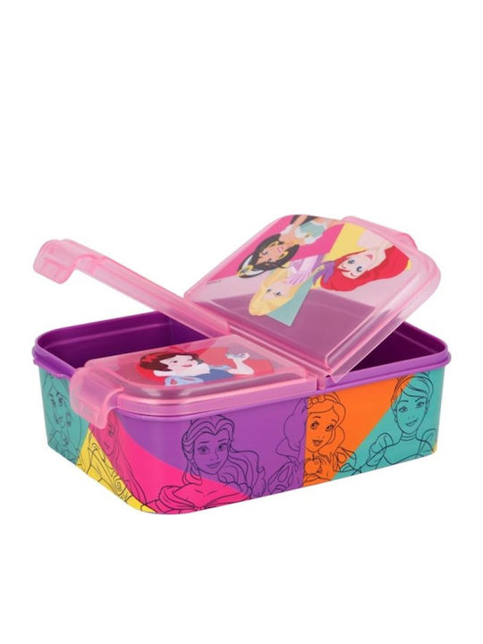 School Set Kindergarten Bag Disney Princess 3D Trolley + Lunchbox