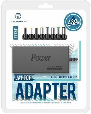 Techancy Universal Laptop Adapter 120w Tl7341 120w Multiple Plugs