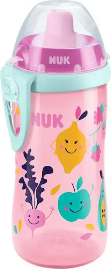 Nuk First Choice Образователно Биберонче от Силикон Розово за 12m+ 300ml