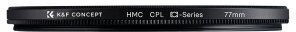 K&F Concept CPL Filter 55mm Diameter with HMC Coating (Multi-Coated) for Camera Lenses