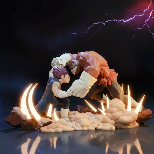 Небоядисана 3D Фигура Vegeta Fight Toppo Files Боядисване DIY Подарък Цветове 30 см 1:6