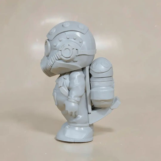 Άβαφη 3d Sammelbare Figur Basic Hazmat Suit Airpod Case Holder Basis Diy Δώρο Χρώματα 20 Cm 1:8